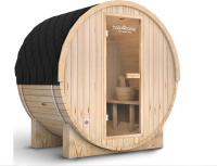 Sauna Fasssauna Pini wood Outdoor Sauna inkl. Ofen 120cm...